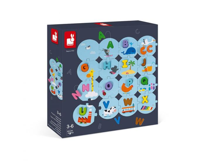 JANOD Puzzle J'apprends l'Alphabet - D�s 3 ans