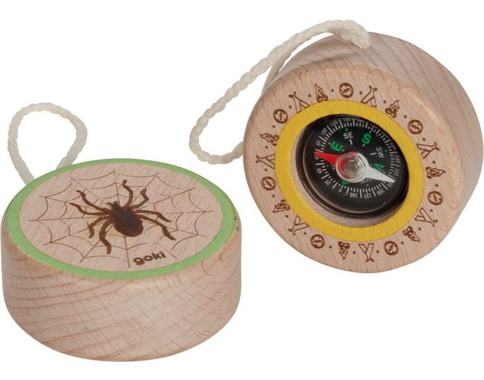 GOKI Boussole en Bois Araign�e - D�s 3 ans
