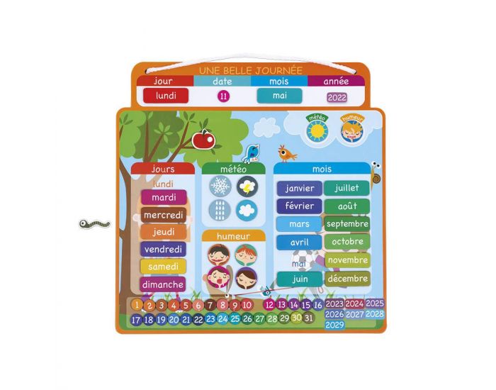 JANOD Agenda Magn�tique Une Belle Journ�e - D�s 3 ans