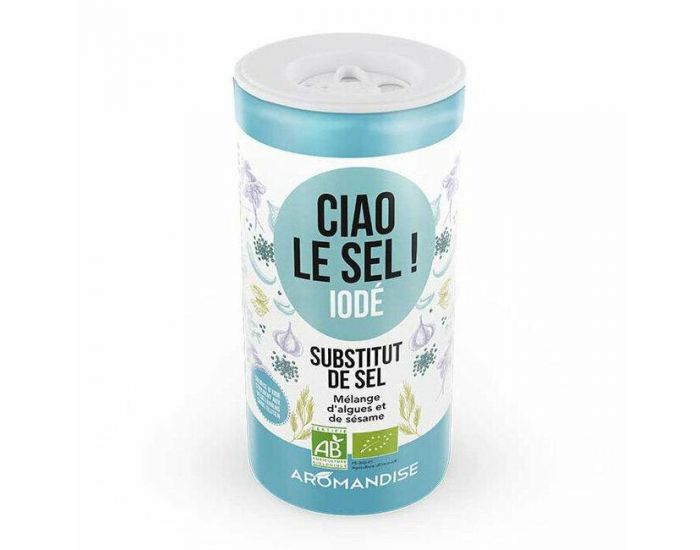 AROMANDISE Ciao le Sel Iod� - Substitut de Sel Bio - 70g