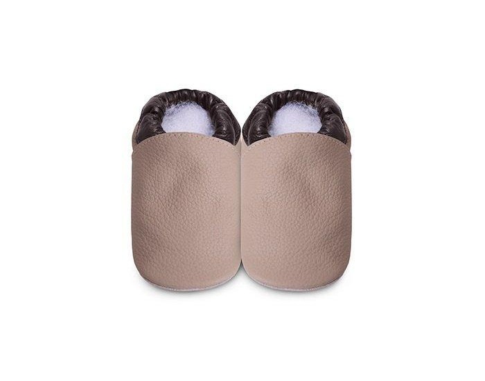 SHOOSHOOS Chaussons B�b� Unis Beige
