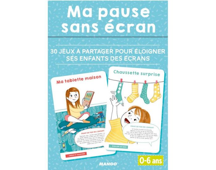 MANGO EDITIONS Livre Ma Pause Sans Ecran - D�s la Naissance