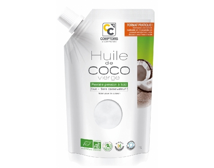 COMPTOIRS ET COMPAGNIES Huile de Coco Vierge - 950 ml
