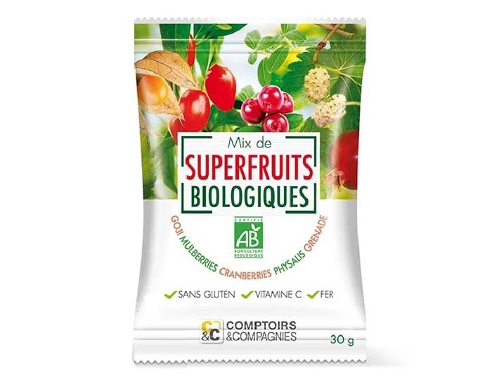 COMPTOIRS ET COMPAGNIES Mix de Superfruits Bio 