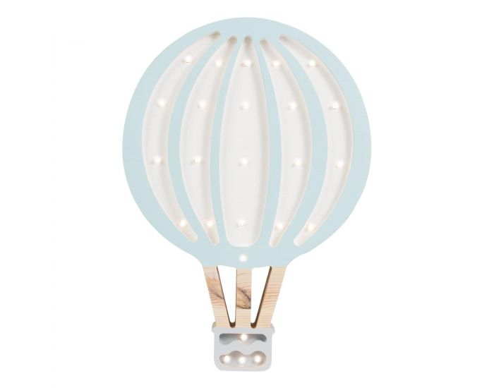 LITTLE LIGHTS Lampe Veilleuse Montgolfi�re Bleu Ciel - D�s 3 ans