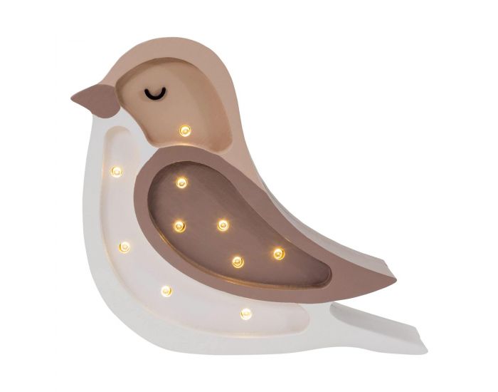 LITTLE LIGHTS Lampe Veilleuse Oiseau Caf Beige - Ds 3 ans