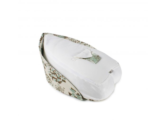 NATURNA Coussin de Maternit� Multifonctions Coton Bio - Transat Feuille 4 en 1 - Canop�e Ecru Cacao