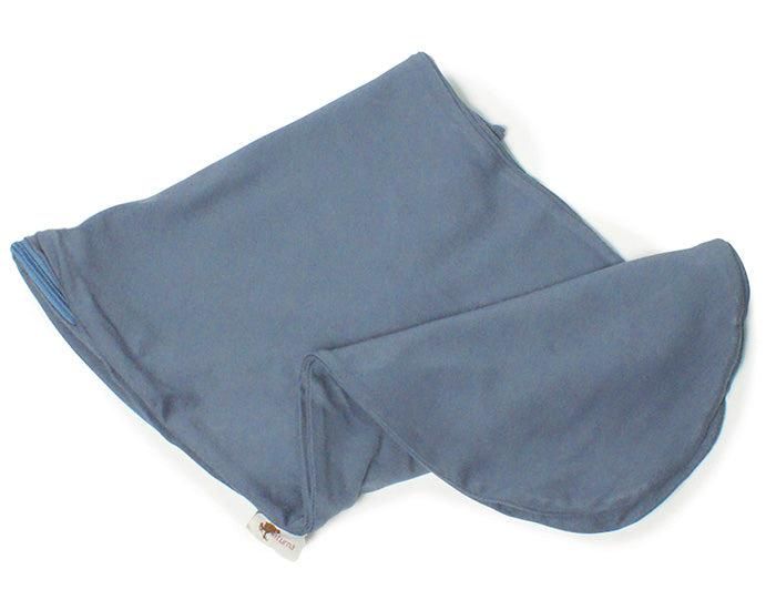NATURNA Housse de Coussin d'Allaitement Zen en Coton Bio - Couleur Ardoise
