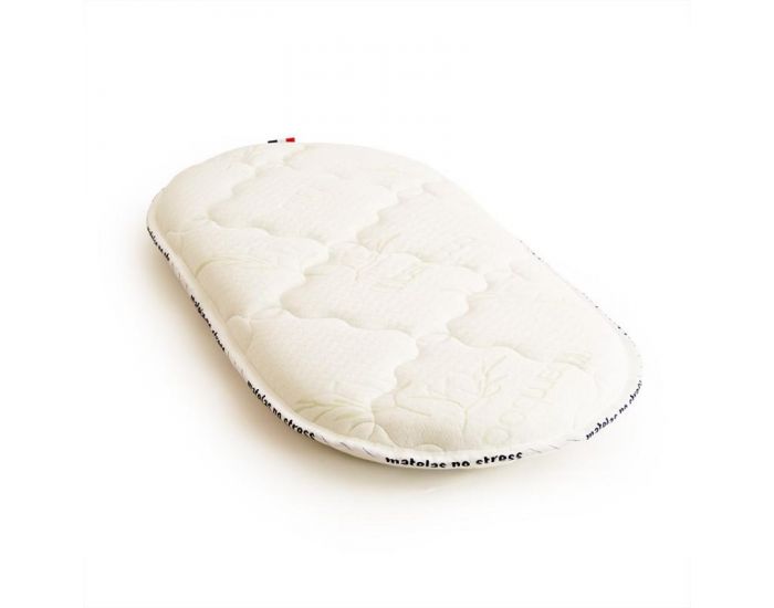 MATELAS NO STRESS Matelas Couffin Fibres de Bambou - 8 cm