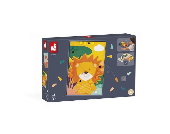 JANOD Mosa�ques en Bois Animaux - D�s 3 ans