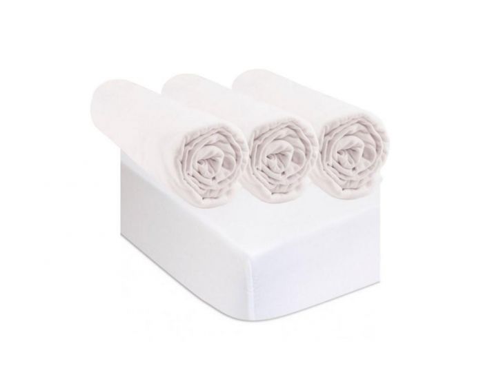 EASY DORT 3 Draps Housse + 2 Al�ses - Coton Bio -  60x120cm