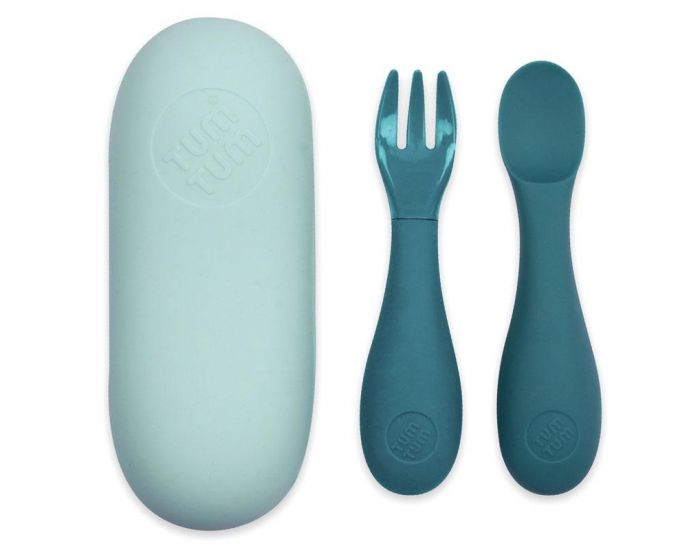 TUM TUM Set de couverts en Silicone 