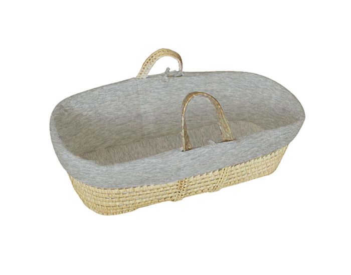 PREMIERS MOMENTS Couffin en feuilles de Palmier et Coton Bio - Perle