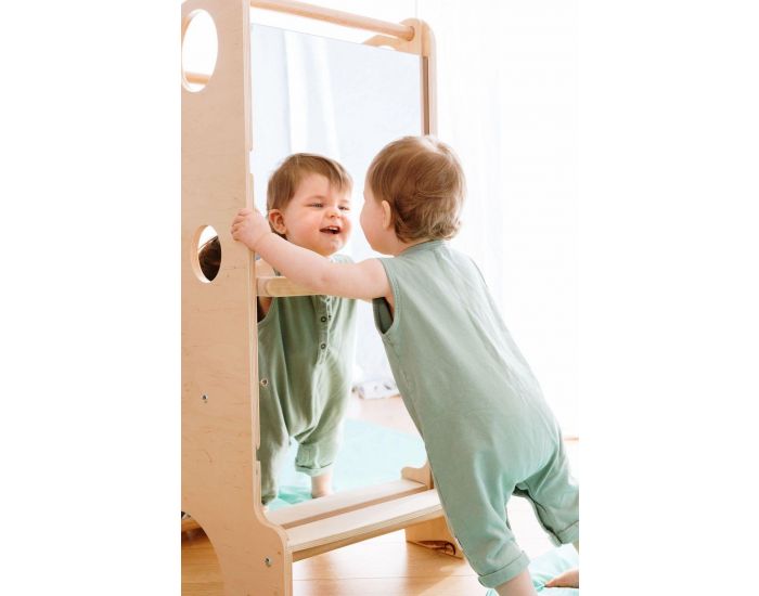 MONTI FAMILY Miroir avec Barre d'Appui - Pour Tour