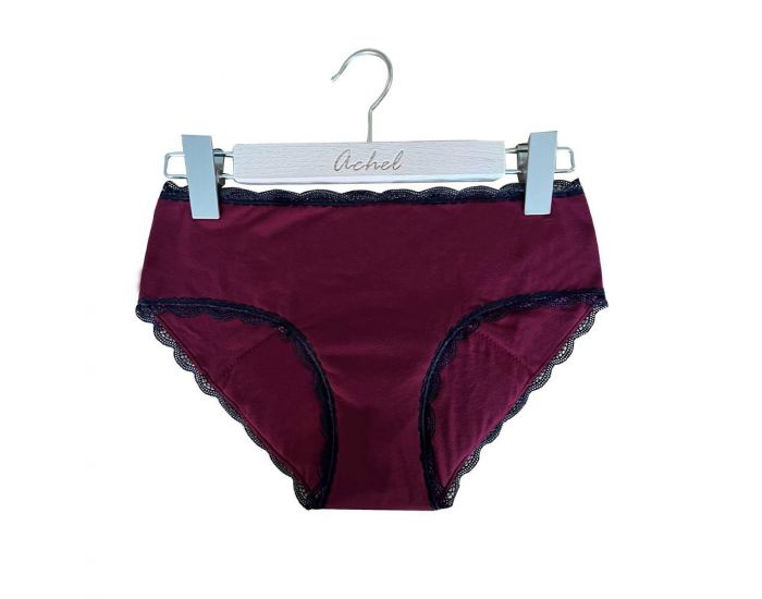 LEMAHIEU Shorty Menstruel Bio - Grenat