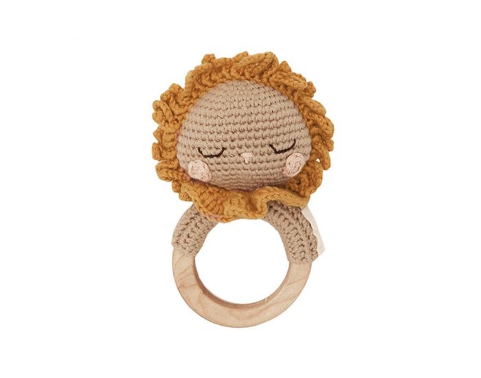 PATTI OSLO Hochet Grelot Anneau de dentition Lion - 15 cm - D�s la naissance