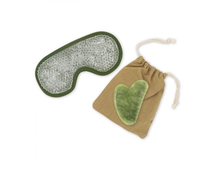Kit Masque Yeux et GuaSha Jade Vert