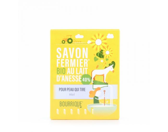  LABORATOIRE PAYSANE Savon au lait d'�nesse 40 % au Miel - 100g