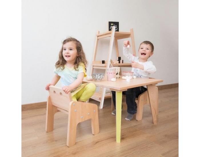 PAULETTE ET SACHA Fauteuil Mini boudoir - Rose p�le