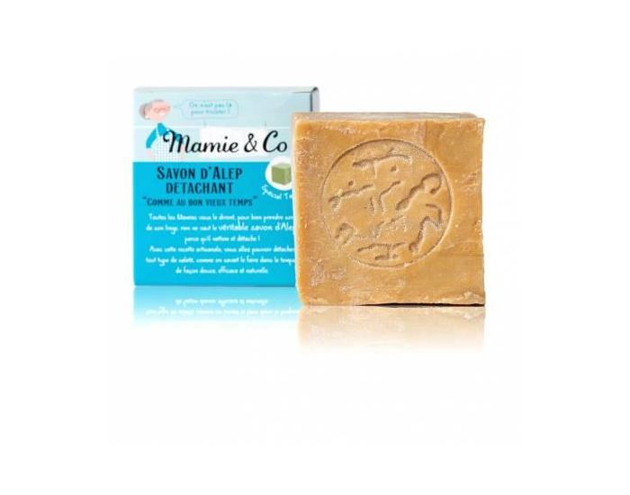 MAMIE & CO Pur Savon D'Alep D�tachant Olive Et Baies De Laurier - 180g