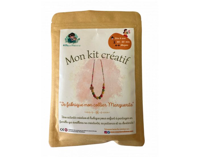 MAWEN MATERNE Kit Cr�atif Enfant Je Fabrique mon Collier - Marguerite - D�s 4 ans