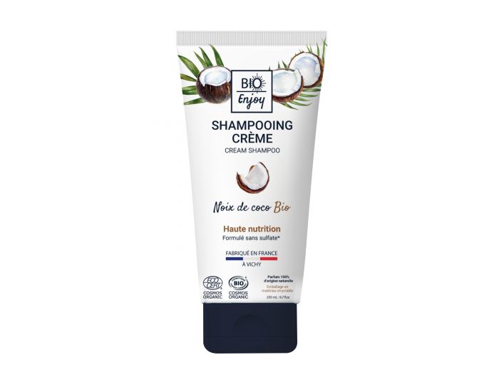 BIO ENJOY Shampoing Cr�me Noix de Coco - 200mL