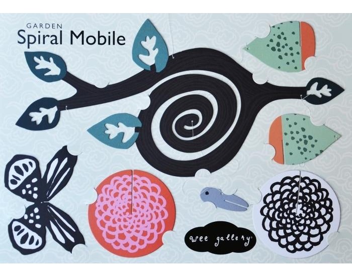 WEE GALLERY Mobile spirale - Jardin