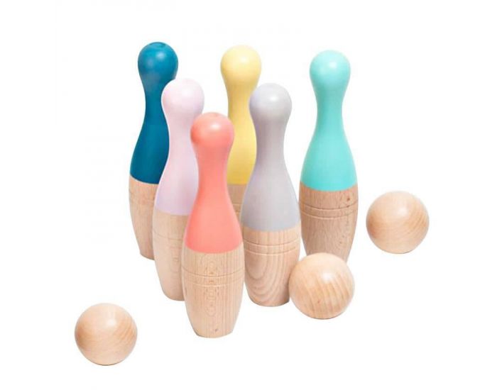 ME AND MINE Jeu de Quilles en Bois - D�s 18 mois