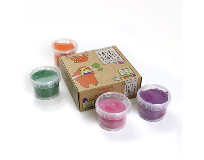 NEOGR�N P�te � Modeler Loki Naturelle & Vegan Bio - Set de 4 Pots - D�s 3 ans