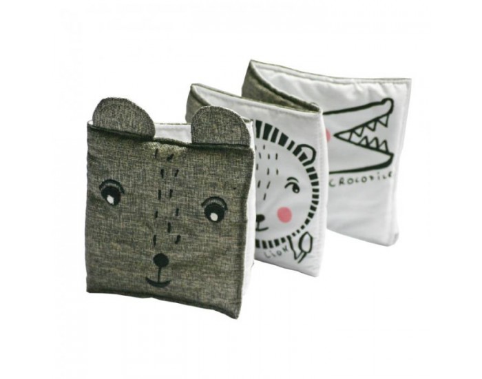WEE GALLERY Livre en tissu - Wild