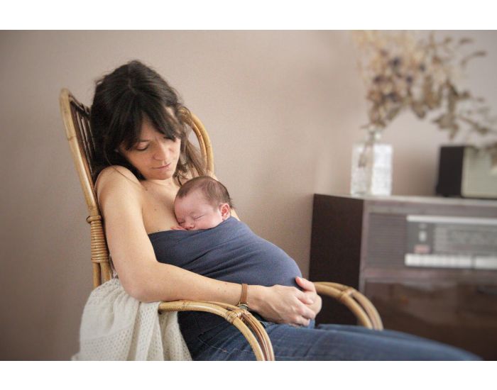 N�O PEAU � PEAU Bandeau Peau � Peau - Bleu Jean