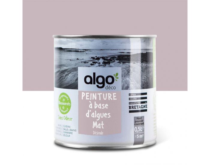 ALGO PAINT Peinture Saine et Ecologique Algo - Rose - Dsirade