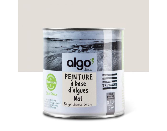 ALGO PAINT Peinture Saine & Ecologique Algo - Beige Champs de Lin