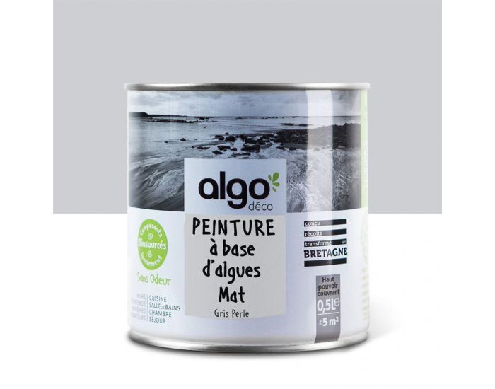 ALGO PAINT Peinture saine et cologique Algo - Gris Perle