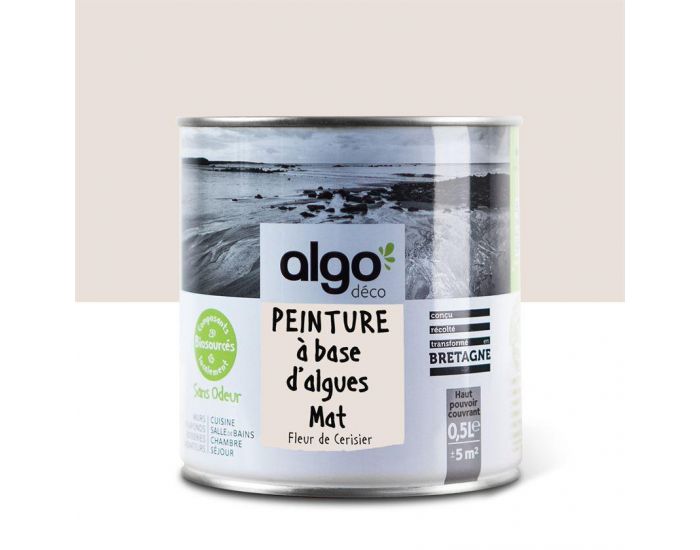 ALGO PAINT Peinture Saine et Ecologique Algo - Beige - Fleur de Cerisier