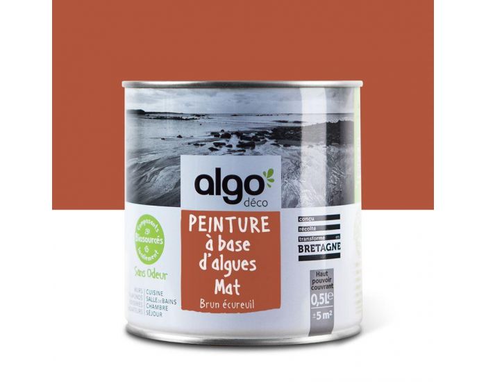 ALGO PAINT Peinture Saine et Ecologique Algo - Brun �cureuil
