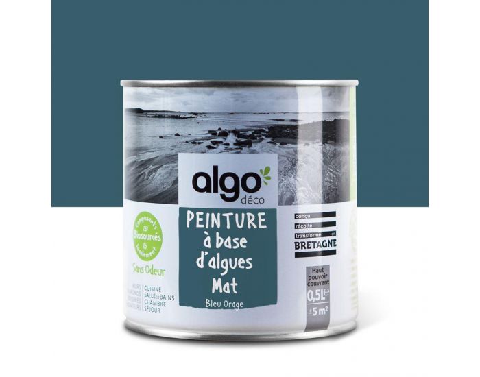 ALGO PAINT Peinture Saine & Ecologique Algo - Bleu Orage
