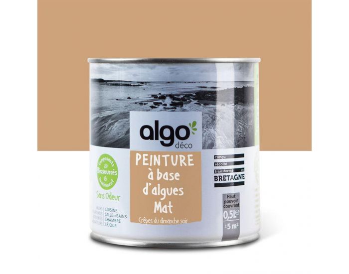 ALGO PAINT Peinture Saine et Ecologique Algo - Brun - Cr�pes du Dimanche soir