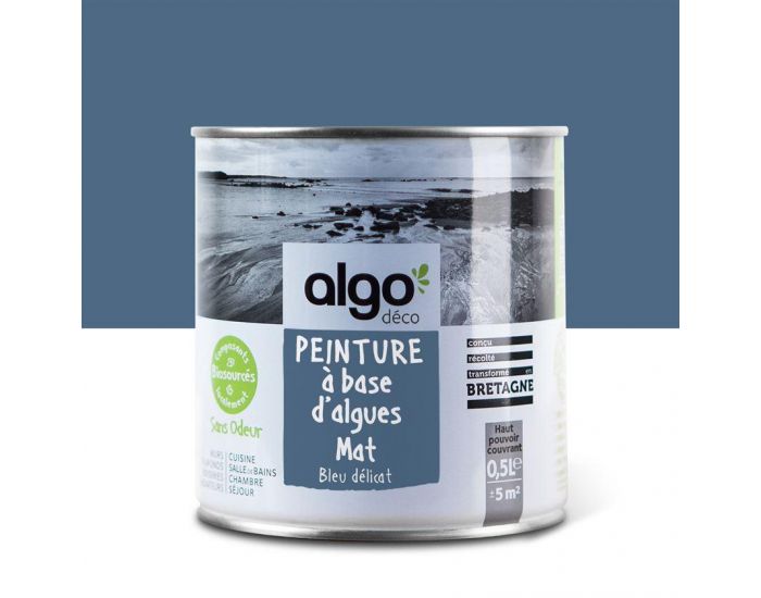 ALGO PAINT Peinture Saine & Ecologique Algo - Bleu D�licat
