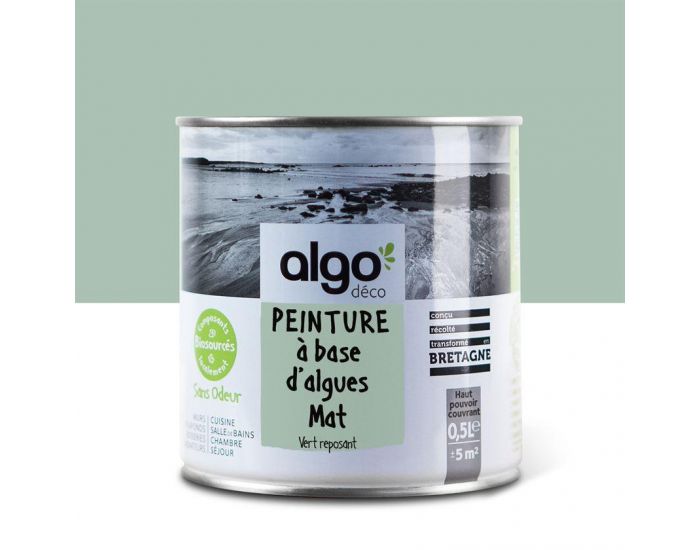 ALGO PAINT Peinture Saine et Ecologique Algo - Vert Reposant