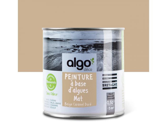 ALGO PAINT Peinture Saine & Ecologique Algo - Beige Caramel Dor