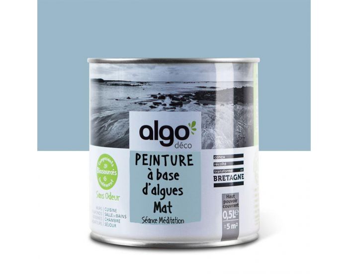 ALGO PAINT Peinture saine et �cologique Algo - Bleu - S�ance M�ditation