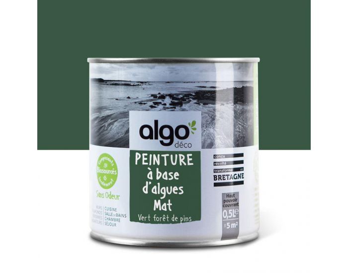 ALGO PAINT Peinture Saine & Ecologique Algo - Vert For�t de Pins