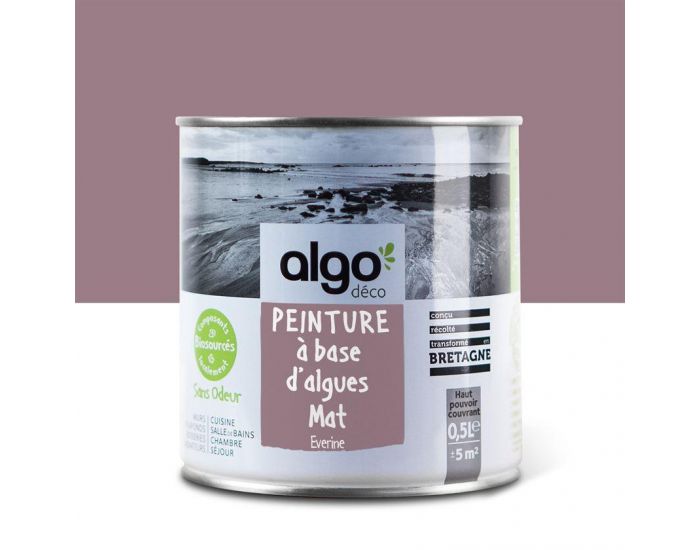 ALGO PAINT Peinture Saine et Ecologique Algo - Mauve - Everine
