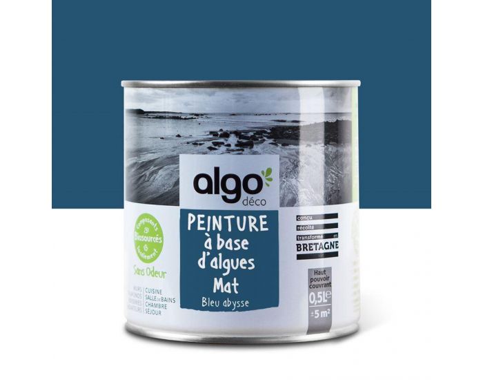 ALGO PAINT Peinture Saine & Ecologique Algo - Bleu Abysse