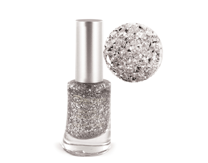 COULEUR CARAMEL Inspiration Ethnique - Vernis � Ongles n�14 - Glitter Argent