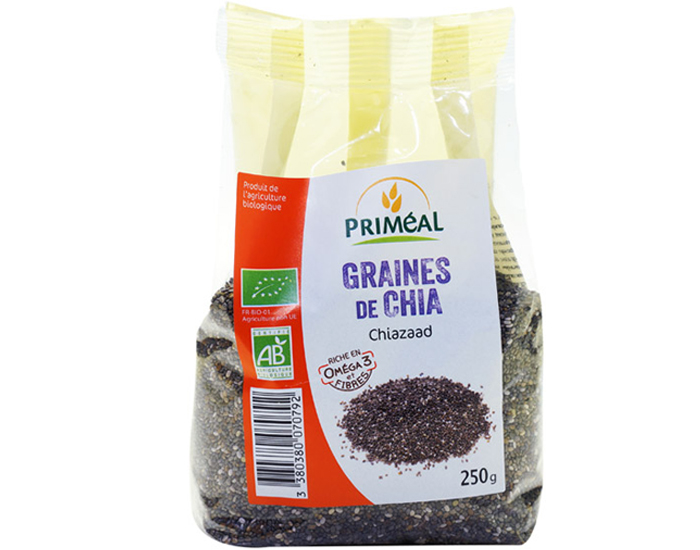 PRIMEAL Graines de chia - 250 g