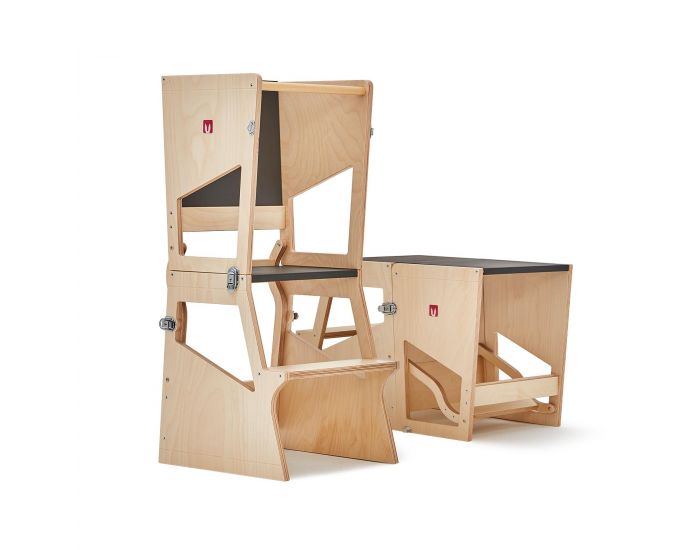 Tour d'Observation Montessori Evolutive & Modulable 11-en-1 Transformer R�glable - D�s 9 mois