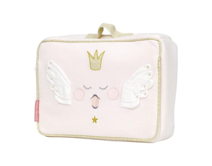 LITTLE CREVETTE Trousse de toilette valisette Princesse Swan - grand format