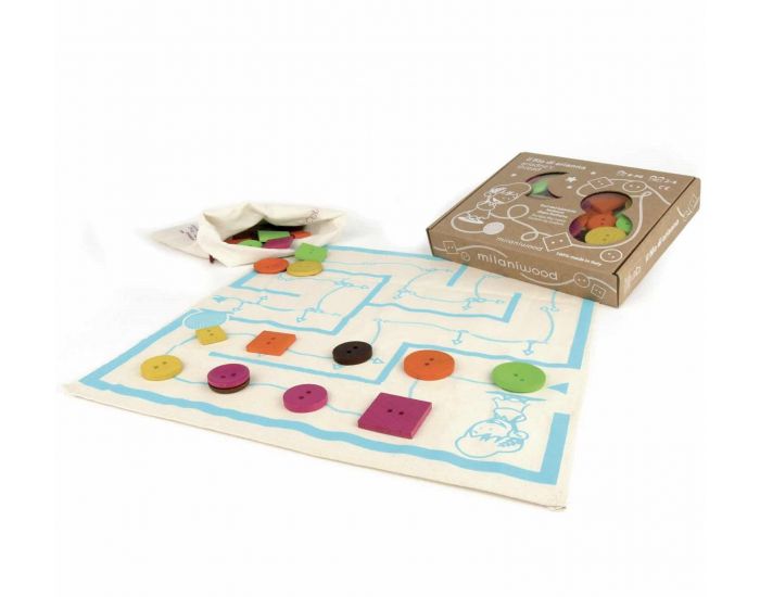 MILANIWOOD Jeu en Bois Le Fil d'Ariane - Ds 6 ans